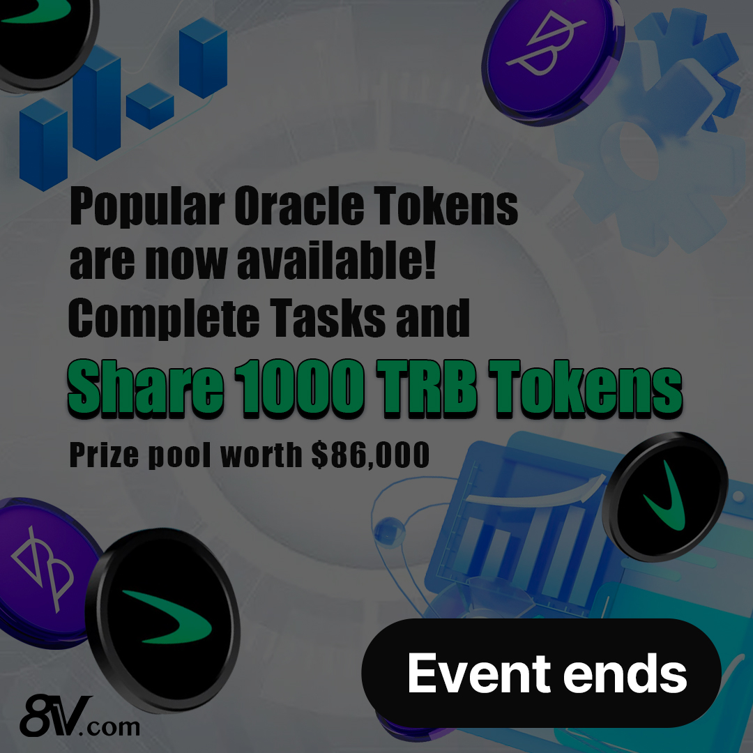 “Popular Oracle Tokens are now Available! Complete Tasks and Share 1000 TRB Tokens” event ended