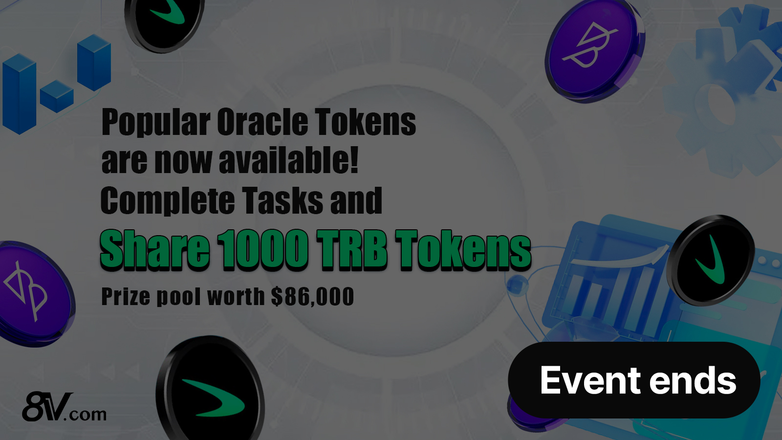 Popular Oracle Tokens are now Available! Complete Tasks and Share 1000 TRB Tokens