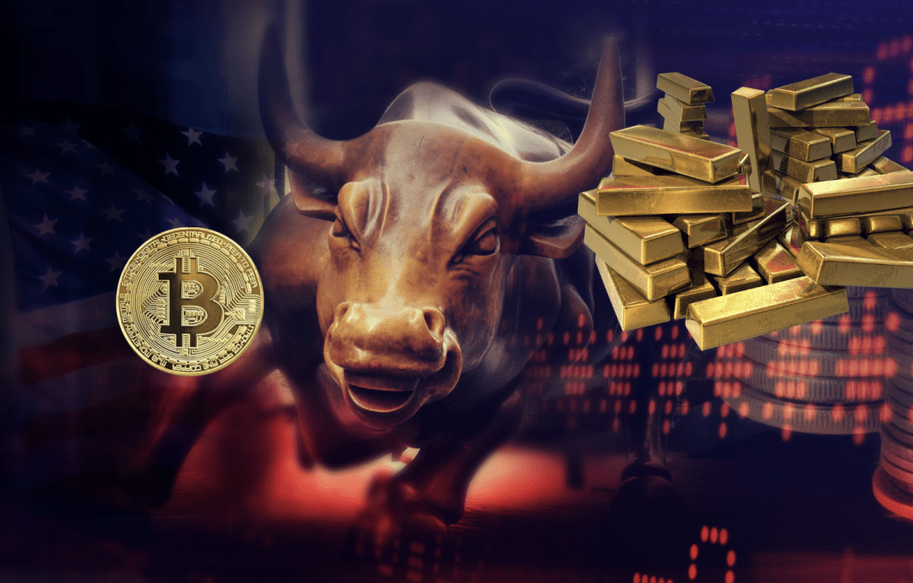 黃金創新高，比特幣突破4萬大關，通膨降溫，市場樂觀看待提前降息