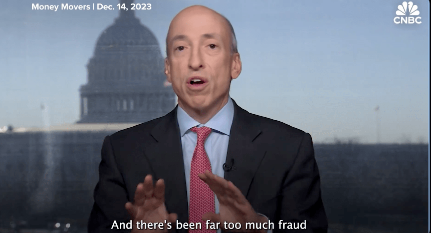 SEC主席警告加密領域違規猖獗，推文遭社群筆記註記：只會執法監管