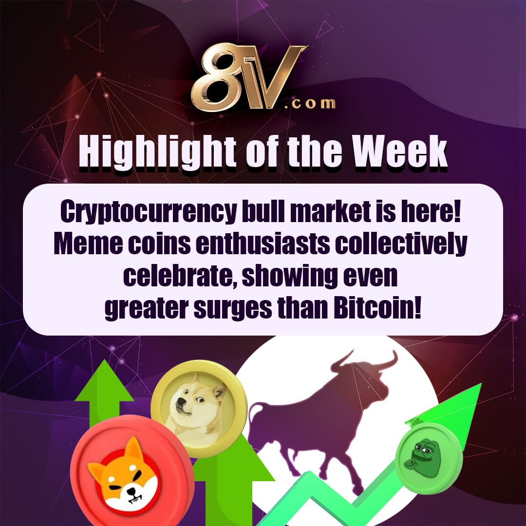 Meme coins showing even greater surges than Bitcoin!