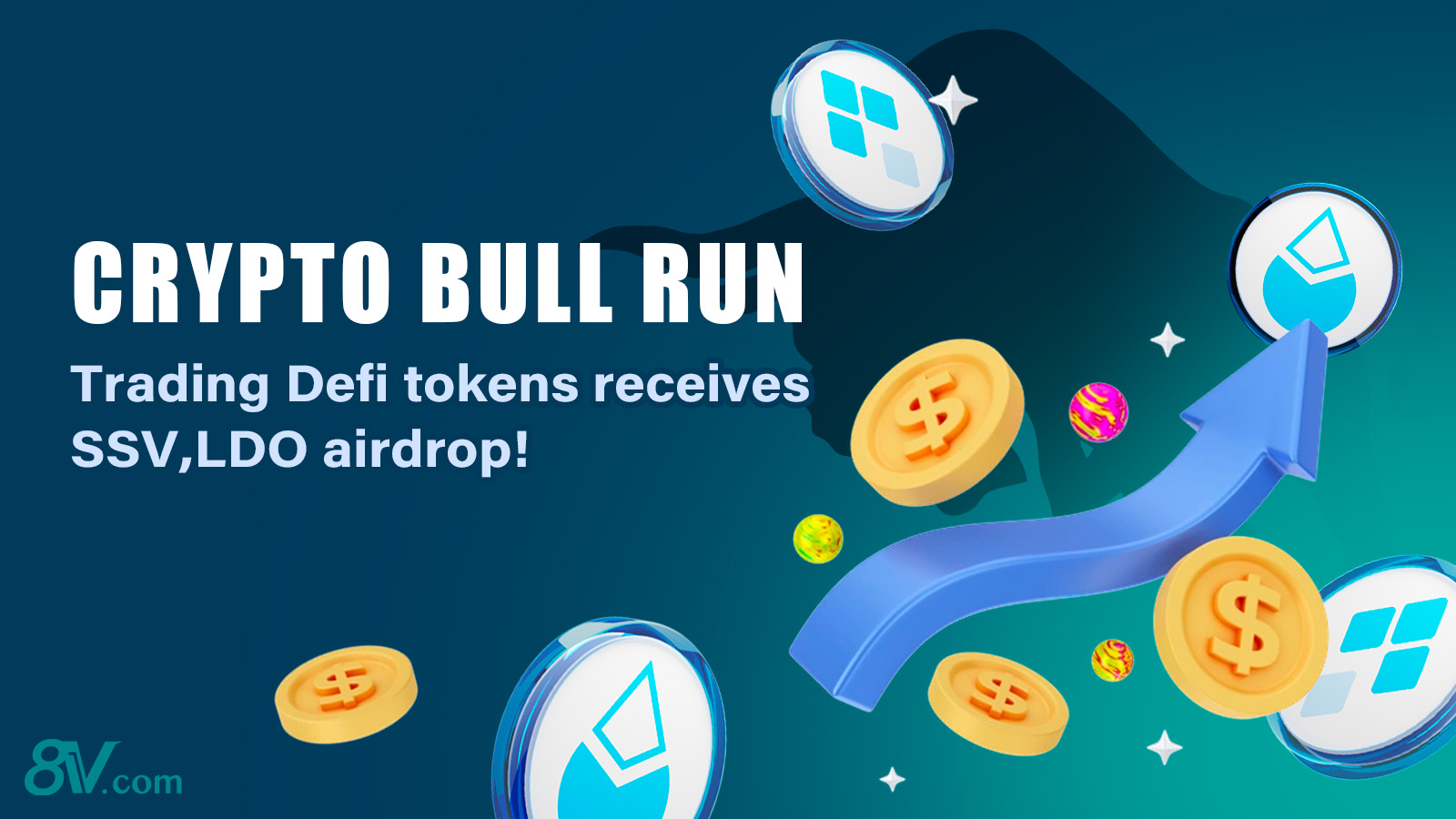 Crypto Bull Run: Trading Defi tokens receives SSV, LDO Airdrops!