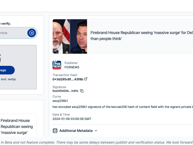 Fox, Polygon Release Blockchain-Powered Tool ‘Verify’ to Weed Out Deepfakes