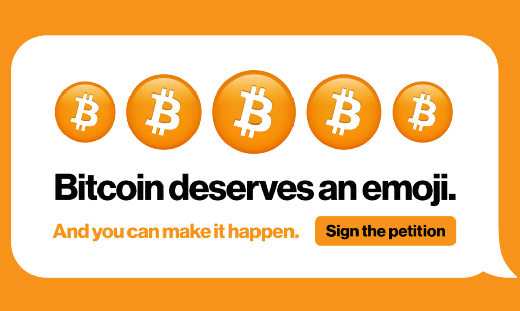 請願比特幣符號！超過 20 組加密貨幣組織加入全球比特幣表情符號請願運動