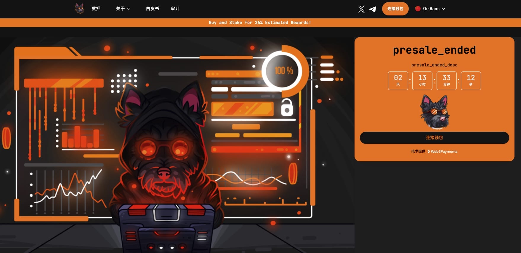 热卖迷因币Scotty the AI （$SCOTTY）　将于3月21日下午6时在DEX上市