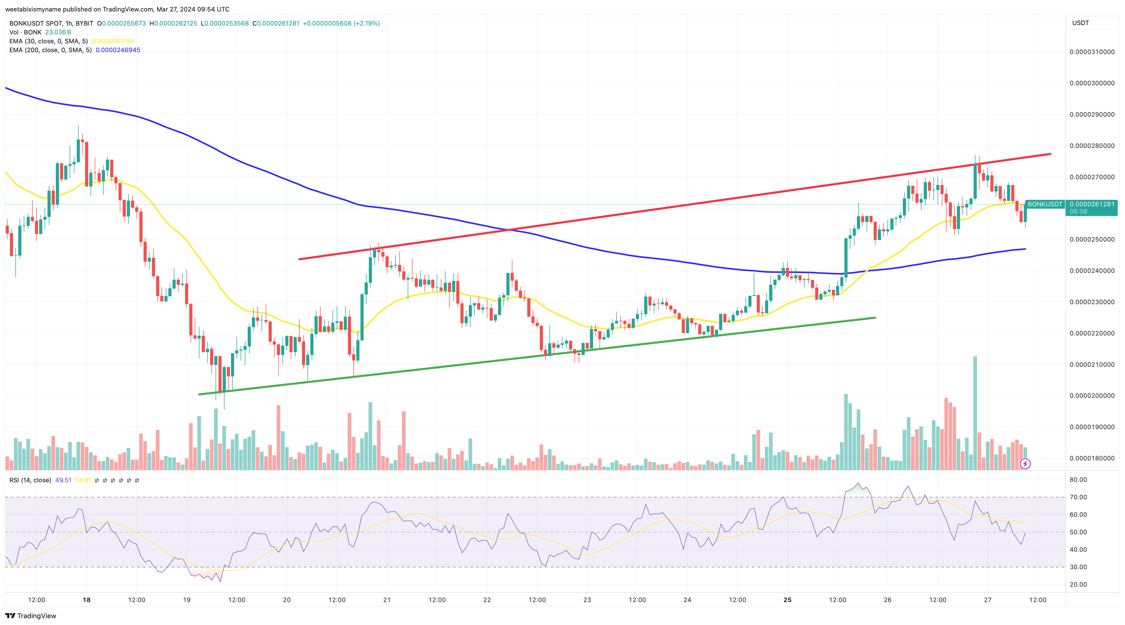 Bonk价格预测达2.4亿美元　模因币Dogecoin20带来大涨