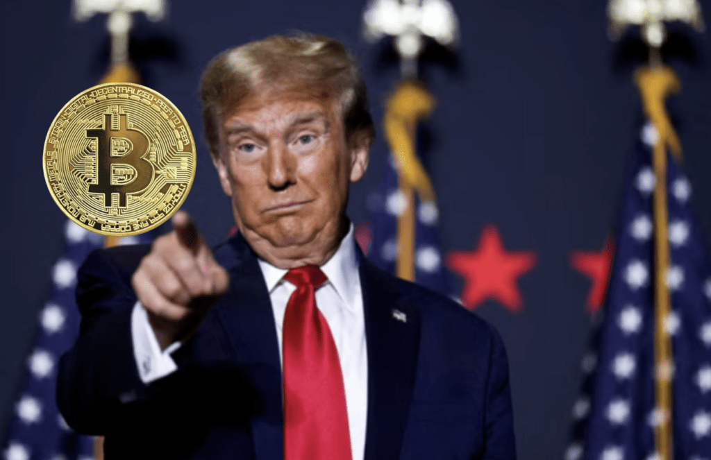 美國總統候選人川普對加密貨幣很感興趣,也接受比特幣付款