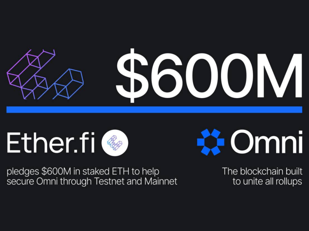 Ether.fi 承諾將於未來作為 Omni Network 的主動驗證服務商 (AVS)