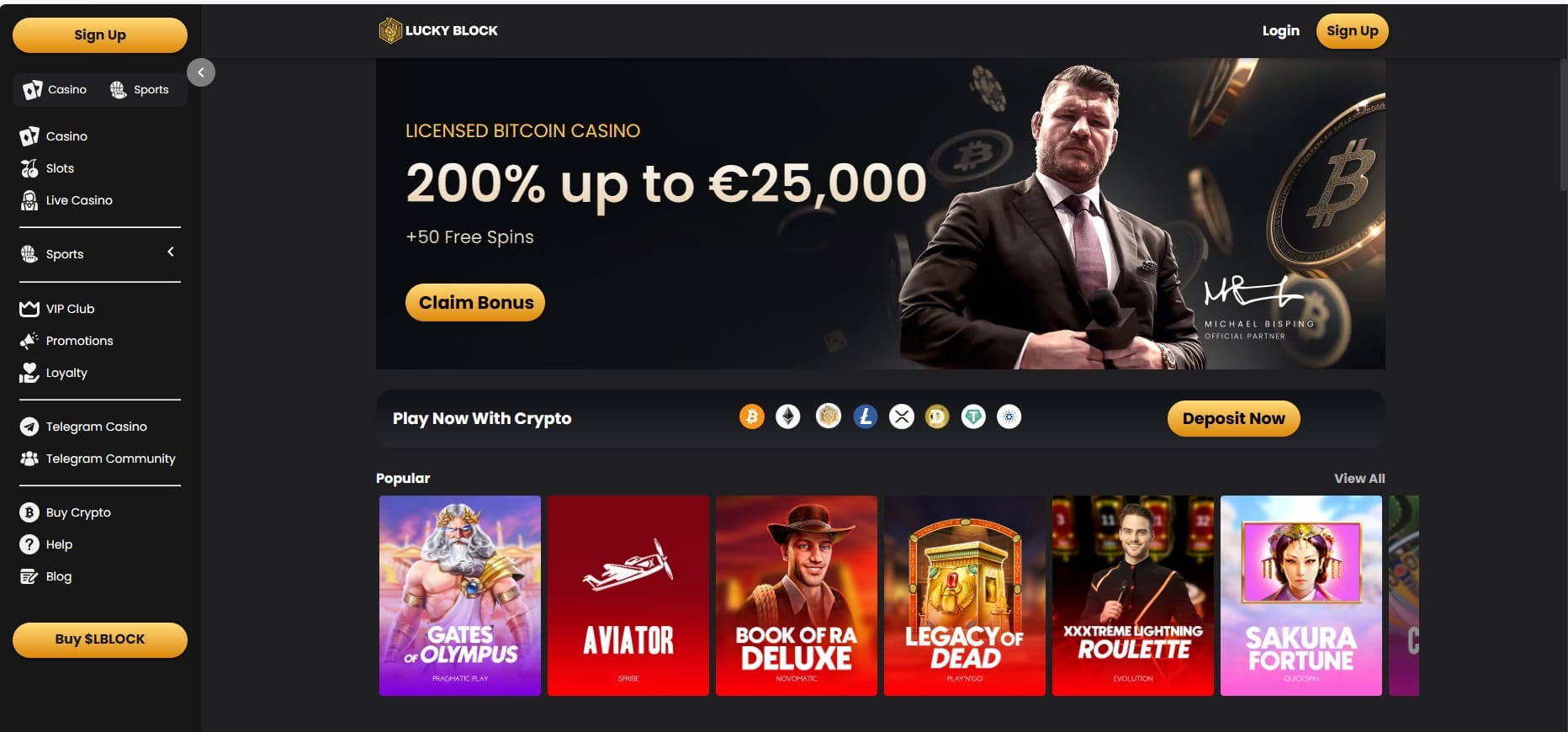 $TON代币现已于顶级Web3电报赌场Lucky Block上线