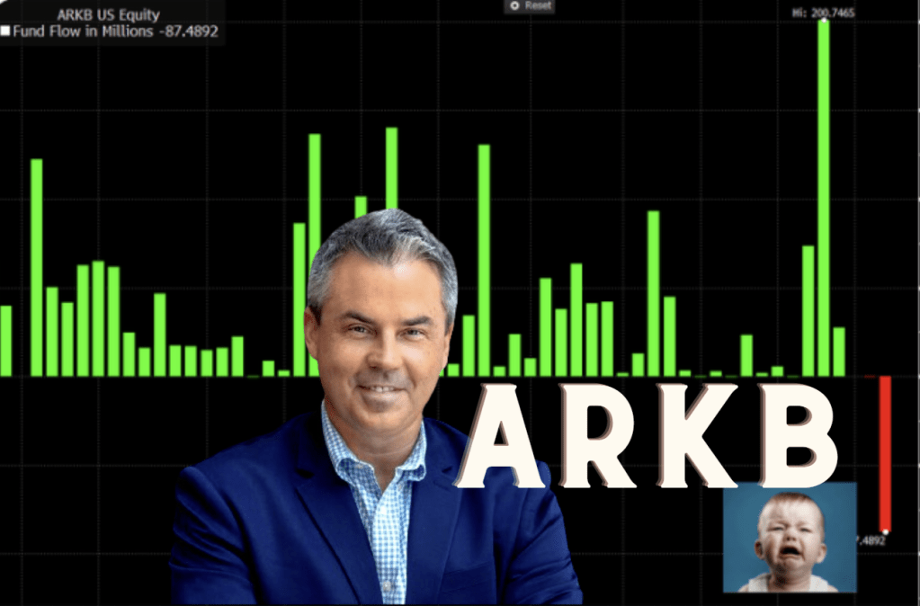 彭博分析師看方舟比特幣ETF ARKB 資金流出：僅是終究會發生的日常