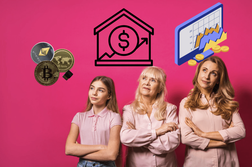 世代投資比一比：Z 世代擁抱加密貨幣，X 世代是 ETF 的主要驅動力