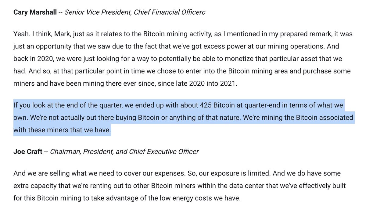 ​傳統煤礦公司兼挖比特幣，ARLP挖出近三千萬美元BTC