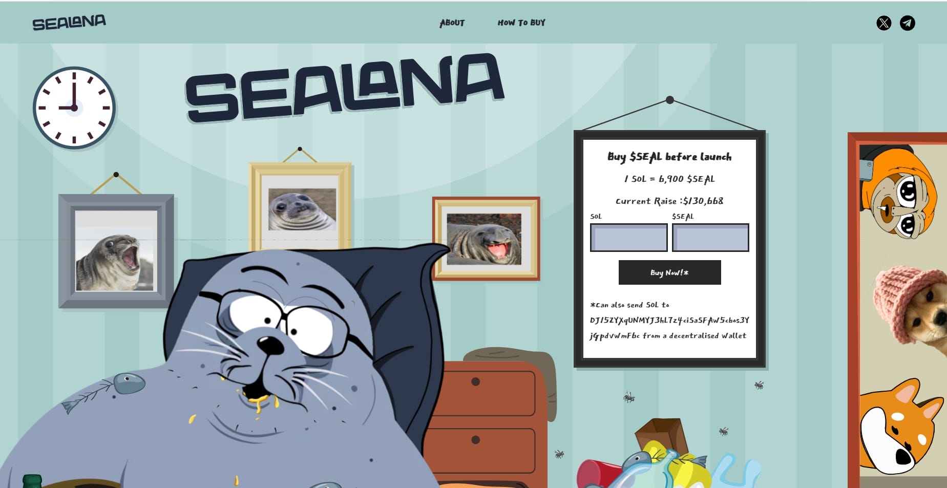 鲸鱼们重新投入Solana迷因币市场　SEALANA加密预售分钟内募资10万美元
