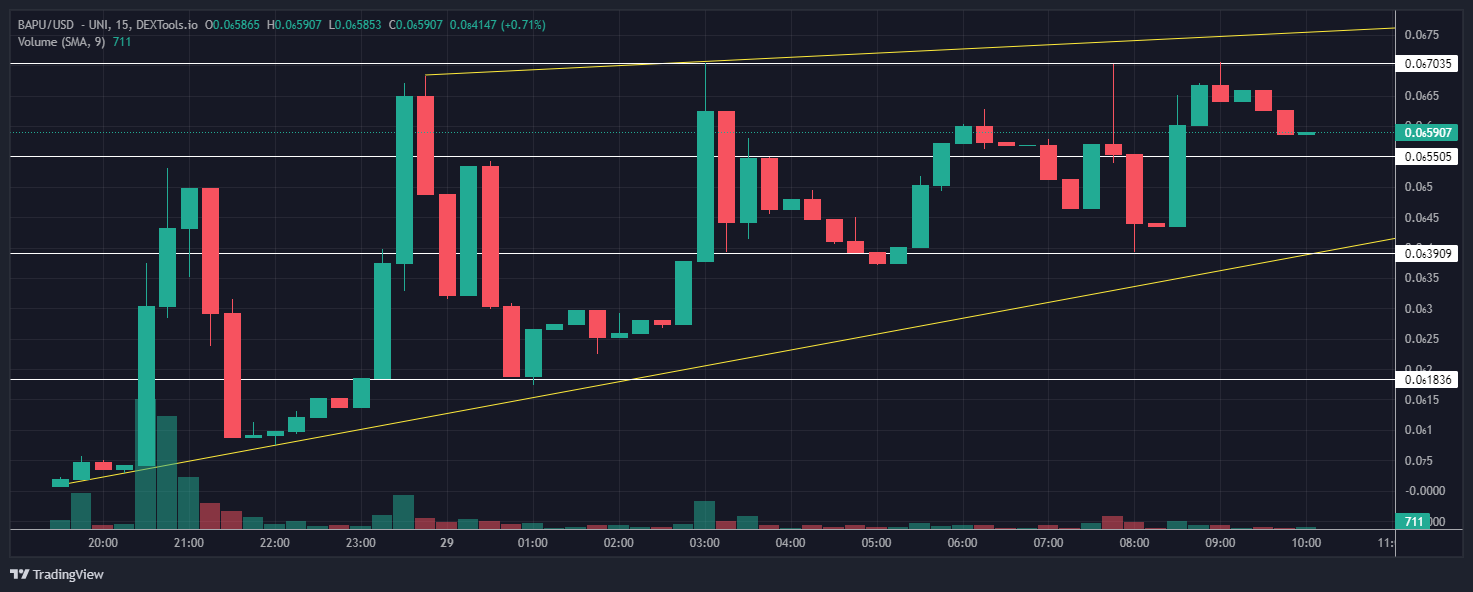 新币BAPU24小时内暴涨8,500%　PlayDoge成下个值得关注大项目