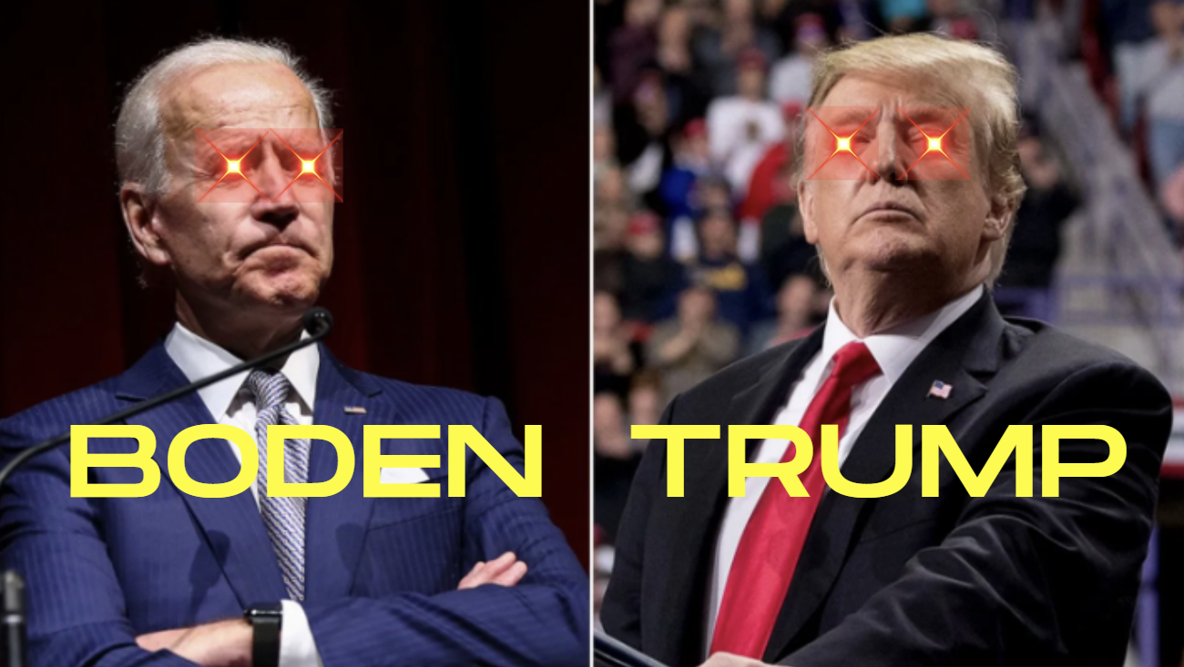 ​政治迷因風吹起，拜登(BODEN)、川普(TRUMP)互別苗頭？