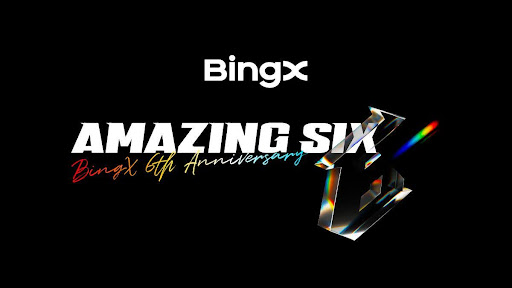 ​BingX 歡慶六週年！活動獎池高達 1,300 萬美元