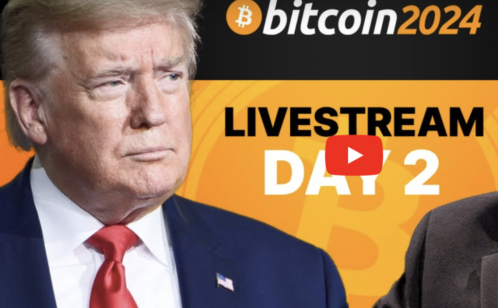 ​比特幣新偶像：美國總統候選人川普 Bitcoin 2024 現場直播