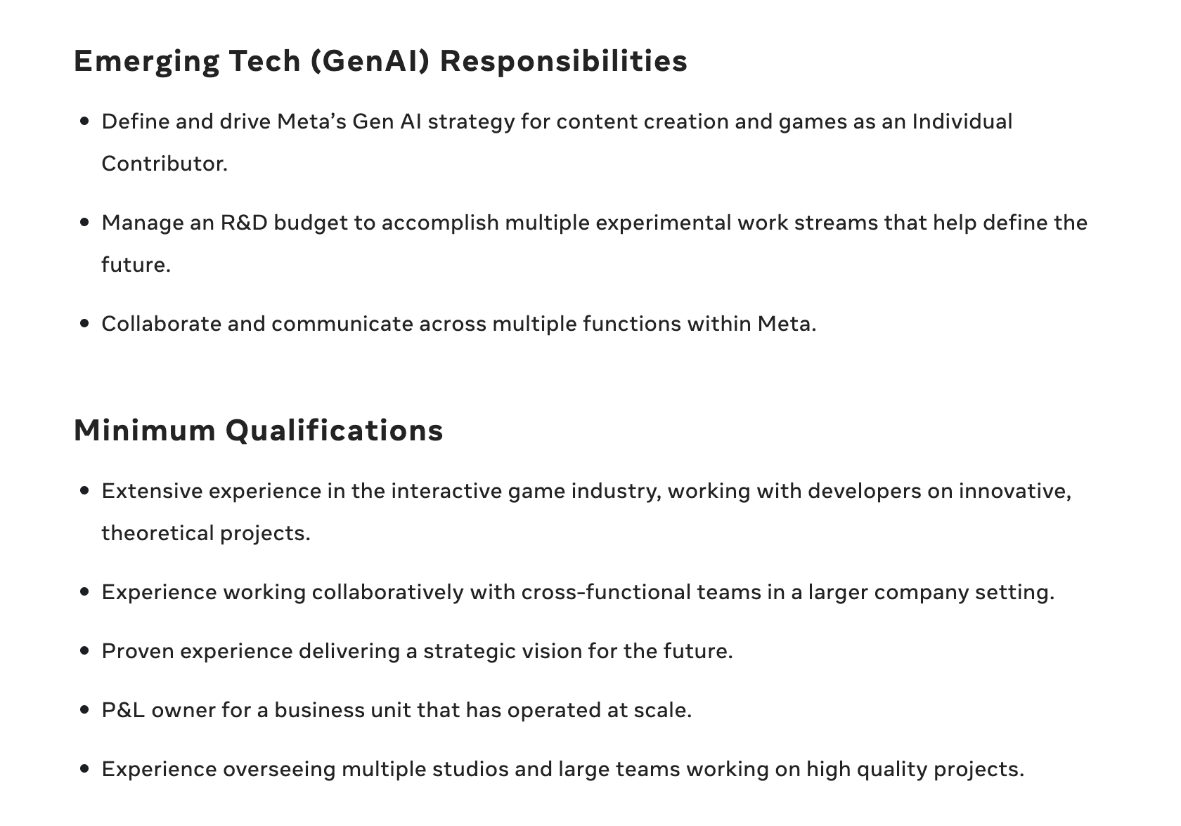 ​還投資元宇宙？Meta招聘生成式AI人員職缺，盼跨平台增強沈浸式體驗