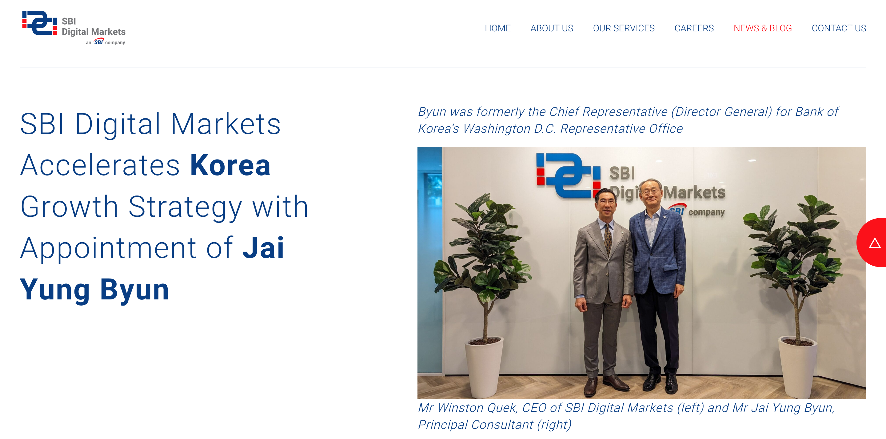 ​日本金融巨頭SBI Digital Markets任命前韓國央行官員，擴展韓國業務