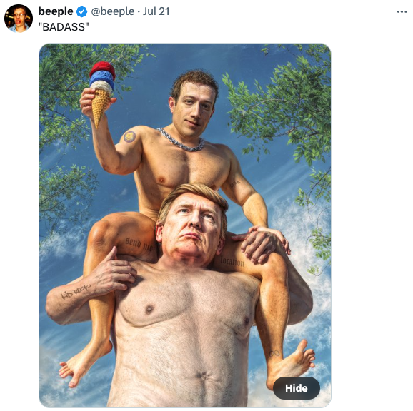 ​祖克柏讚川普是「狠角色」，川普一週前才揚言將祖克柏送進大牢