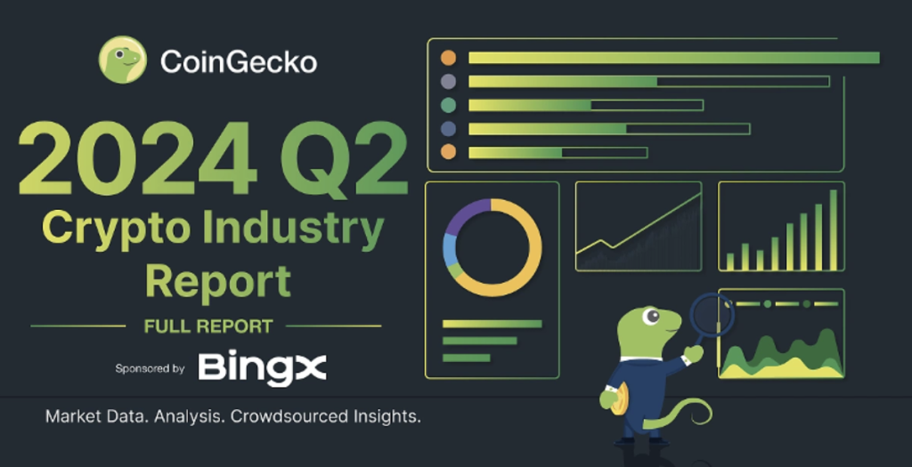 ​BingX贊助CoinGecko 2024年第二季度市場報告：致力於透明和信任