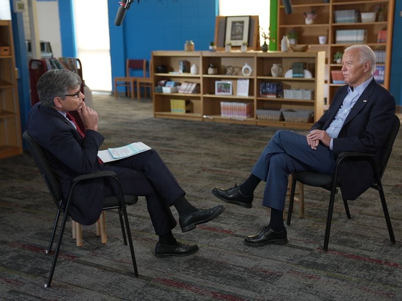 Biden’s chances on Polymarket remained relatively stable after his ABC TV interview.