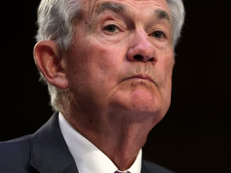 Bitcoin Little-Changed Above $57K as Fed Chair Powell Testifies to Congress