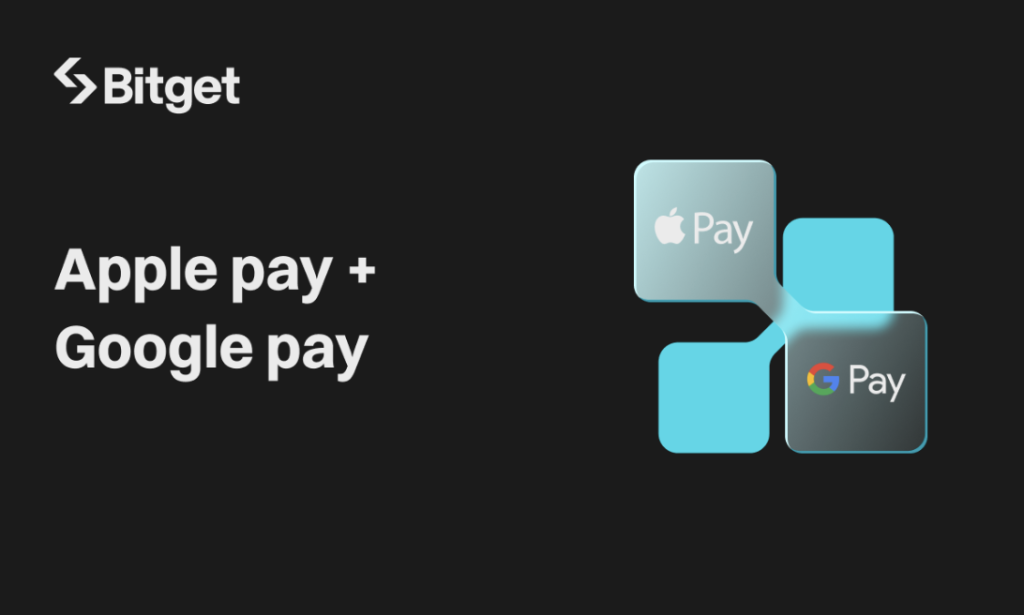 ​Bitget 整合 Apple Pay 與 Google Pay！法幣轉加密貨幣功能再升級