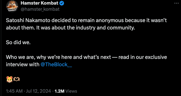 ​引發俄羅斯背景疑雲的爆紅遊戲 Hamster Kombat，創辦人遭早期投資人提告「紅了不認帳」