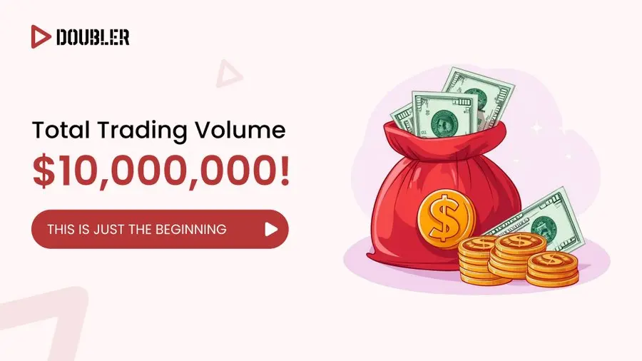 数据：Doubler Pro 版本总交易量已突破 1000 万美元