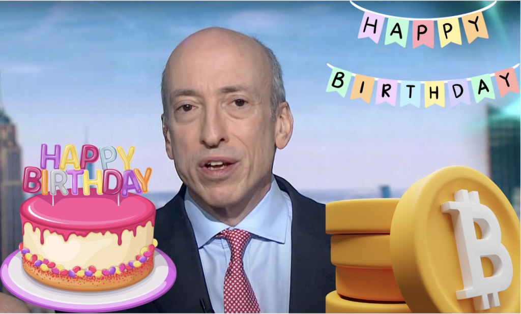 ​SEC 主席偷告白比特幣 16 歲生日快樂，對於川普上任解雇和 WLF 不予置評