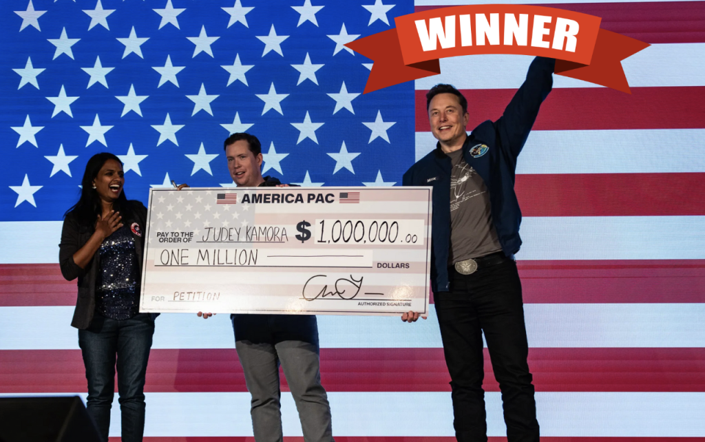 ​馬斯克百萬鈔級計畫沒有違法！賓州法官選前駁回指控