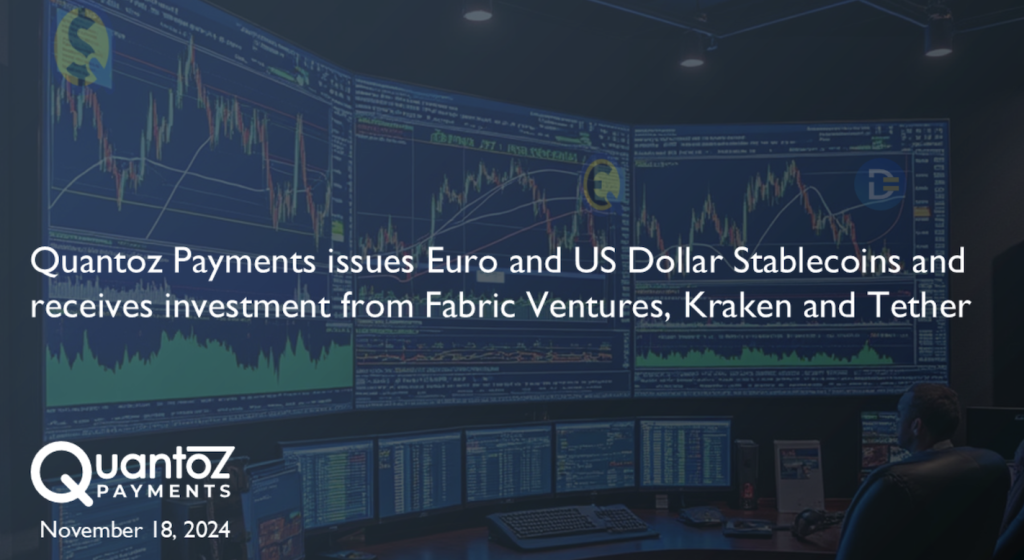 ​區塊鏈公司 Quantoz 推出符合 MiCA 的新穩定幣 USDQ 與 EURQ，Tether 與 Kraken 加碼投資