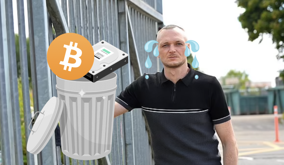 ​7.16 億美元的比特幣硬碟「不小心」被丟垃圾場，前女友：他叫我丟的