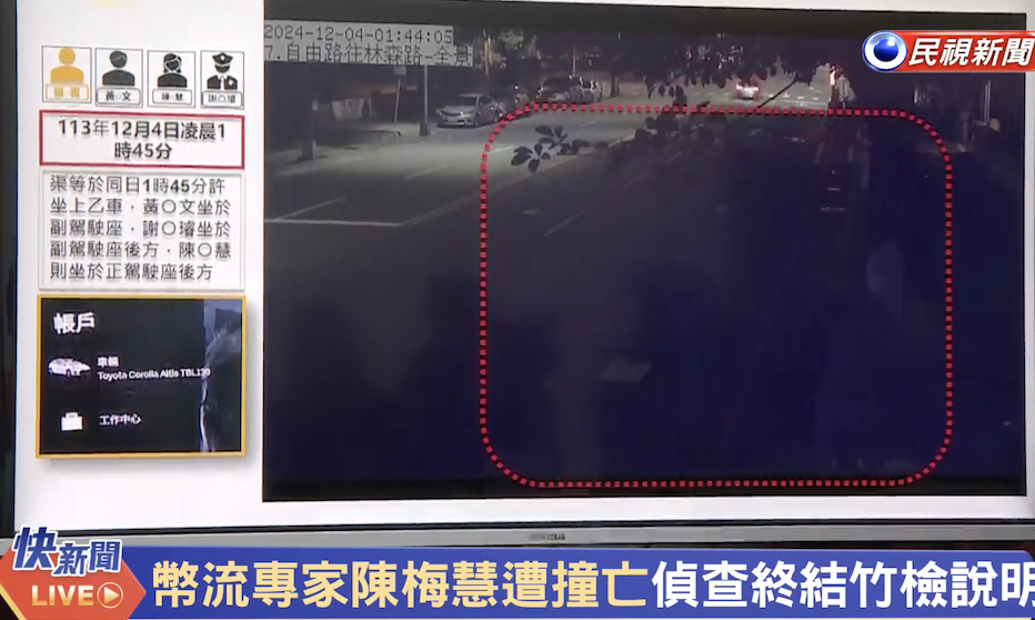 ​陳梅慧車禍偵結：竹檢公布證據，破解「假車禍陰謀論」