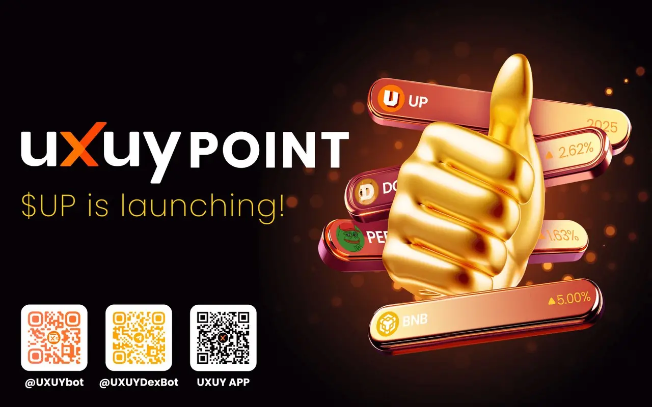 UXUY 推出 UXUY Point ($UP) 积分计划，早期用户参与任务赢取 1 BTC 超级奖励