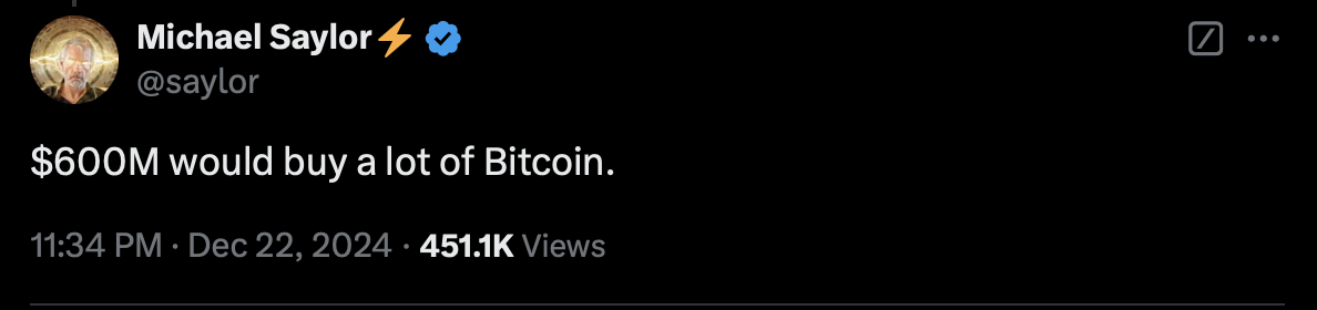 ​Michael Saylor 調侃 Amazon 創辦人 Bezos 婚禮費用：6 億買比特幣更划算