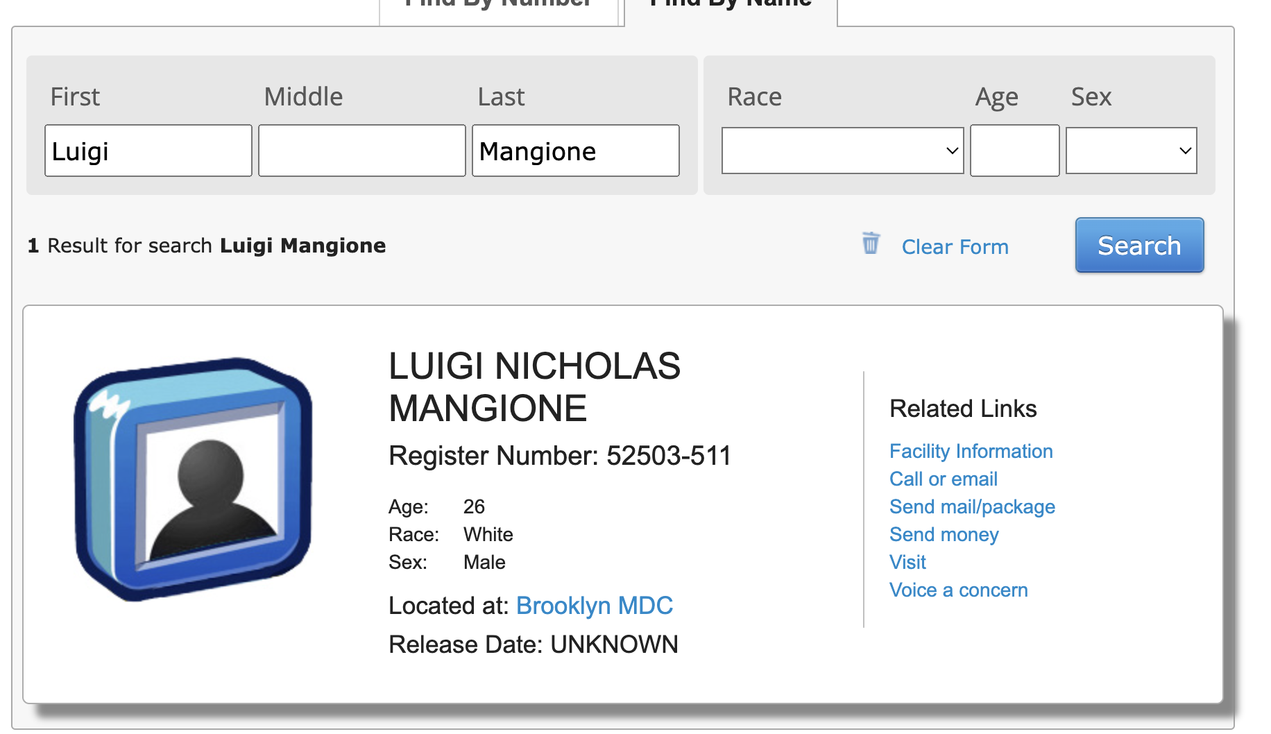 ​聯合健康保險謀殺案嫌犯 Mangione 關押至紐約 MDC，與 SBF、Diddy 同監服刑