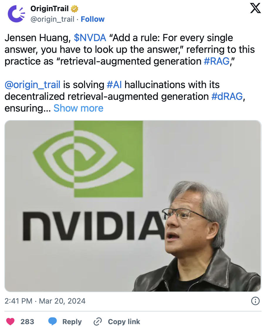 ​Trace Labs 加入輝達 Inception 計劃，合作推動去中心化 AI 知識圖譜