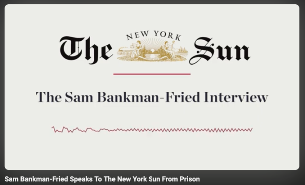 SBF 首次狱中受访：因支持共和党遭 DOJ “盯上”，“滑跪”特朗普寻求赦免