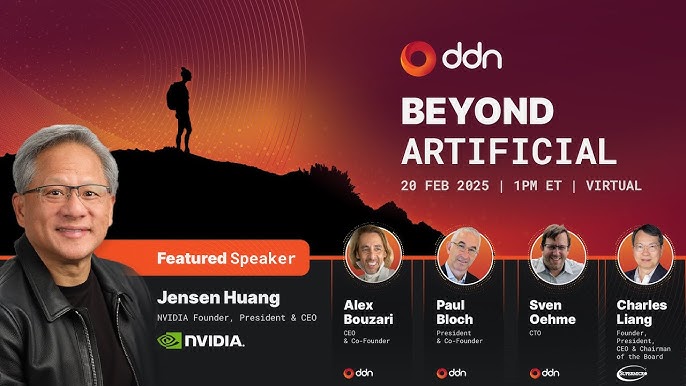 ​NVIDIA 執行長黃仁勳：與 DDN 合作打造極限運算，DeepSeek R1 模型助推 AI 發展