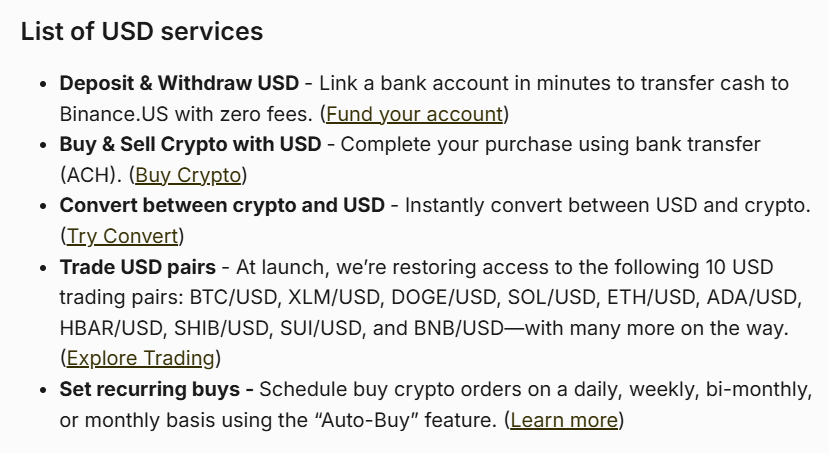 ​Binance.US重啟美元服務，反觀幣安面臨奈及利亞800億美元逃稅及經濟賠償