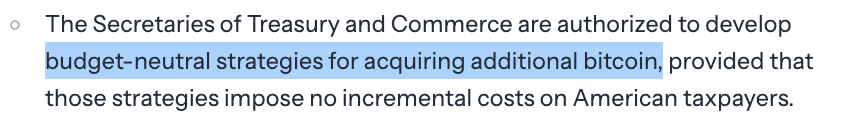 ​詳解川普比特幣行政命令：美國建立戰略比特幣儲備，財政部、商務部有權購入比特幣