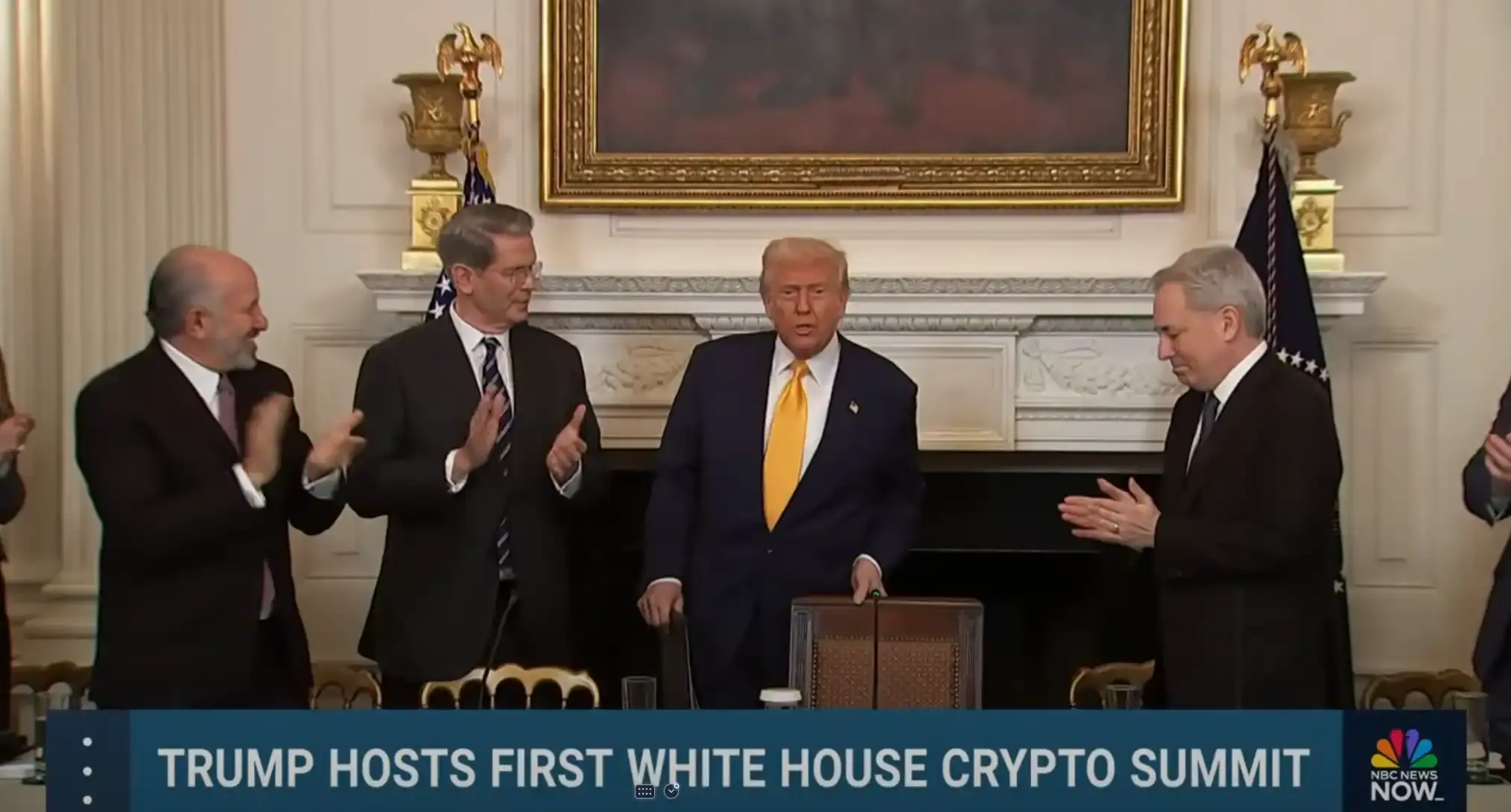 特朗普加密峰会演讲正式开始