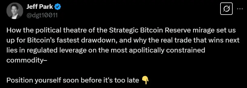 Bitwise 研究主管：现在是抄底 BTC 的机会，市场流动性将会恢复