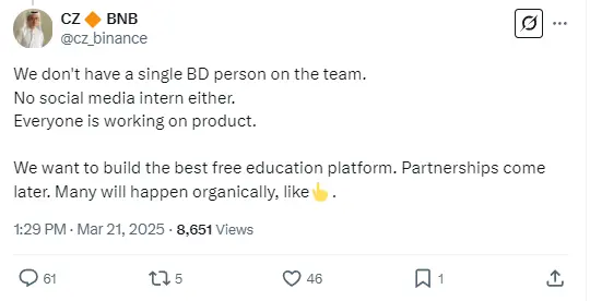 赵长鹏：Giggle Academy 团队成员均专注于产品开发，后期合作会自然发生