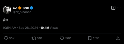 CZ 很忙：出狱 170 天，我要重返加密王座