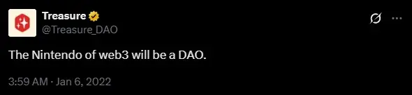 要做 Web3 任天堂的 TreasureDAO,是如何走向失败的?