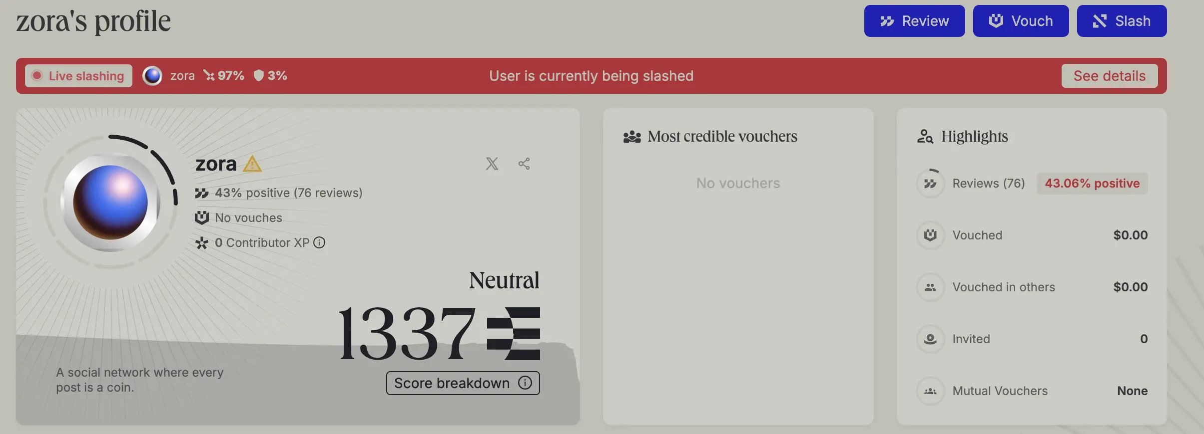 ZORA 空投翻车:早期用户“肝”四年,人均不足 40 美元
