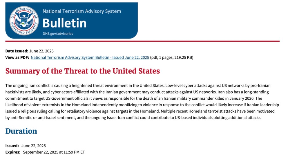 川普捅馬蜂窩!伊朗誓言報復 美國土安全局發出駭客攻擊警告 歐洲取消中東航班